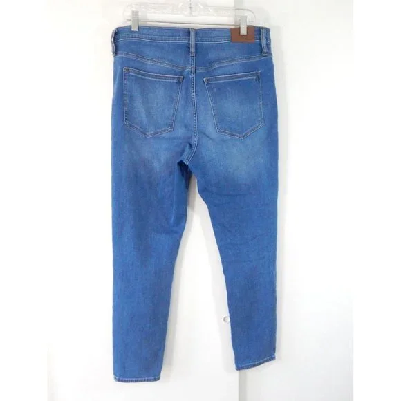 MADEWELL JEANS roadtripper crop light wash iberia super stretch high rise 32 - Picture 7 of 10
